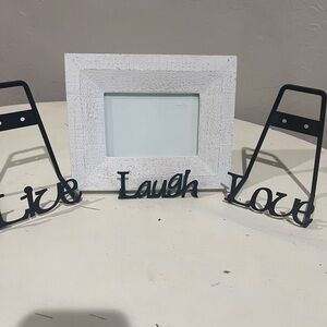 Black Metal Photo Stands